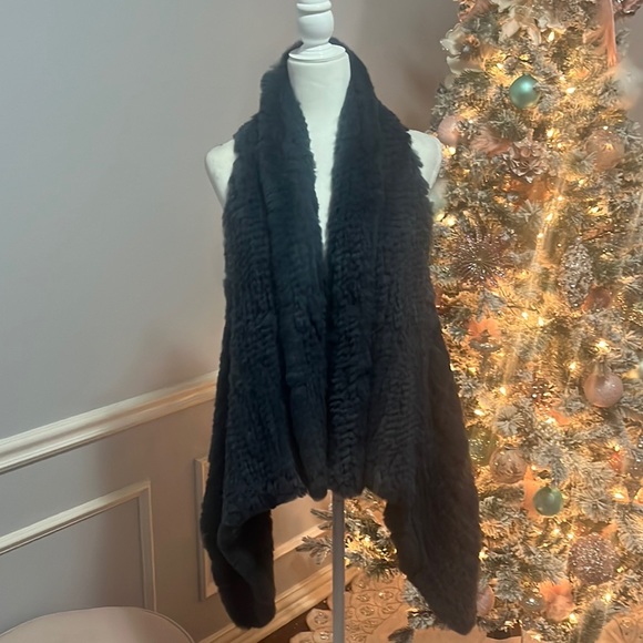 Saks Fifth Avenue Fur Vest - Picture 1 of 5